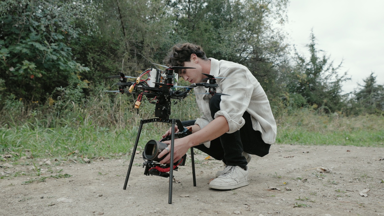 Garrison Magyar with FPV controller